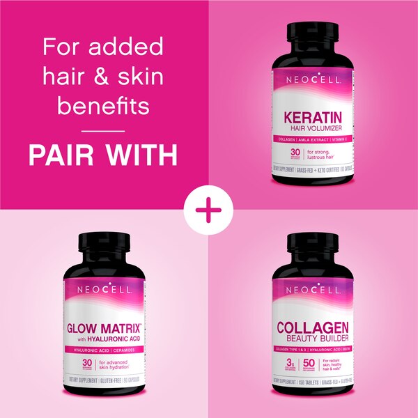 NeoCell Super Collagen With Vitamin C and Biotin, Tablet, 180 Count, 1 Bottle