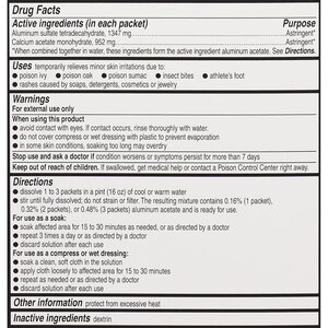 Domeboro Medicated Soak for Rash Relief