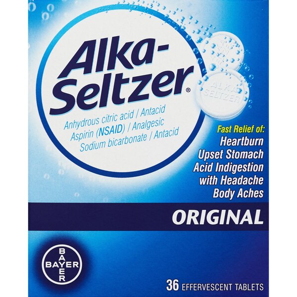Alka-Seltzer - Tabletas efervescentes, Original