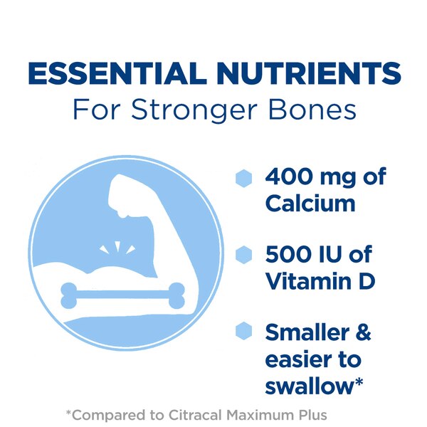 Citracal Petites Calcium Citrate With Vitamin D3, Caplets, 200 CT