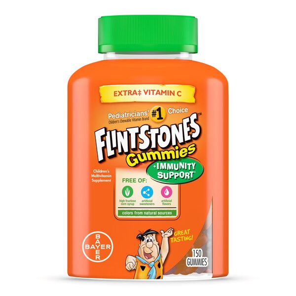 Flintstones Plus Immunity Support Children's Multivitamin Supplement Gummies, 150CT