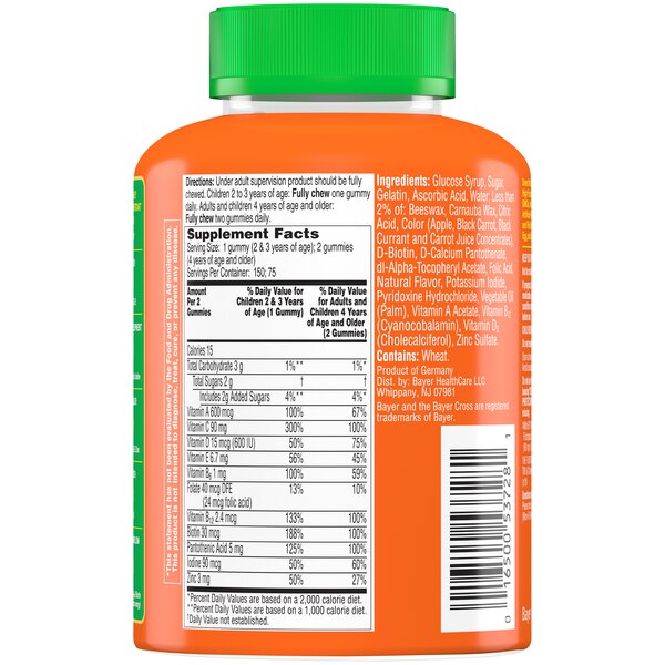 Flintstones Plus Immunity Support Children's Multivitamin Supplement Gummies, 150CT