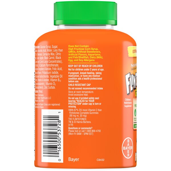 Flintstones Plus Immunity Support Children's Multivitamin Supplement Gummies, 150CT