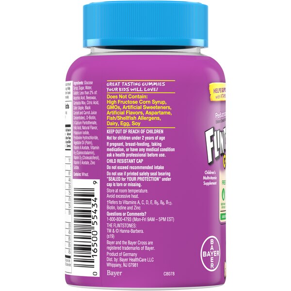 Flintstones Complete Children's Multivitamin Supplement Gummies