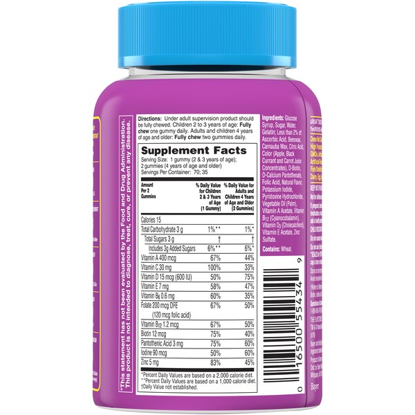 Flintstones Complete Children's Multivitamin Supplement Gummies