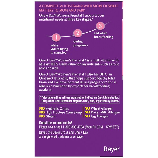 One A Day Prenatal 1 Multivitamin Soft-Gels - 30 CT