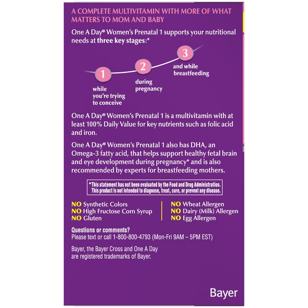 One A Day Prenatal 1 Multivitamin Soft-Gels - 30 CT