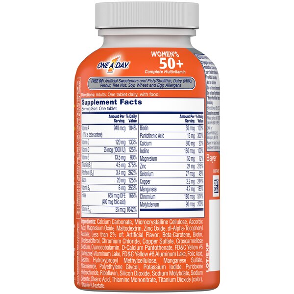 One A Day Women's 50+ Healthy Advantage Multivitamin Tablets