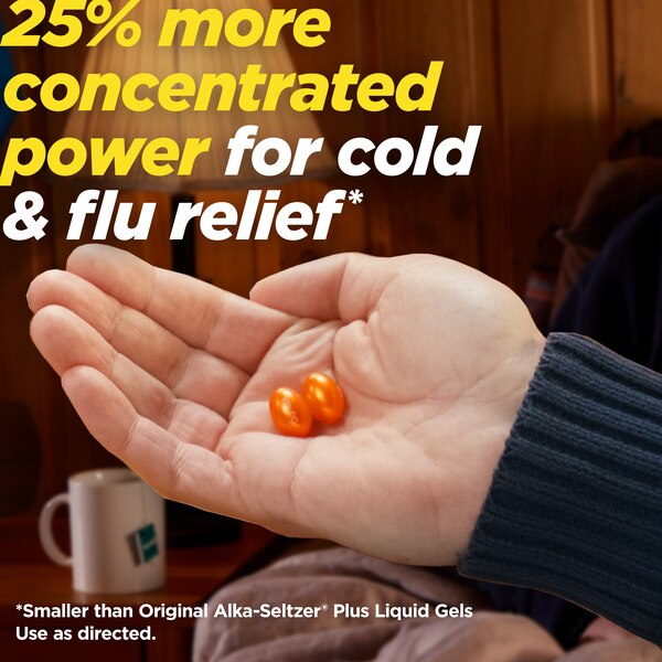 Alka-Seltzer Plus Maximum Strength Cold & Cough PowerMax Gels, 24 CT