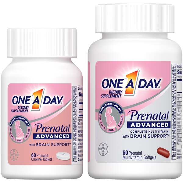 One A Day Prenatal Advanced Multivitamin Softgels & Tablets