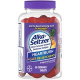 Alka-Seltzer Heartburn + Gas Relief Chews, Tropical Punch, 28 CT, thumbnail image