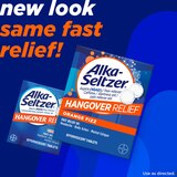 Alka-Seltzer Hangover Relief Effervescent Tablets, Orange Fizz, 20 CT, thumbnail image