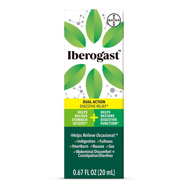 Iberogast Dual Action Digestive Relief Supplements, 20 ML