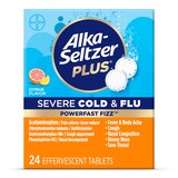 Alka-Seltzer Plus Severe Cold & Flu PowerFast Fizz Citrus Effervescent Tablets, thumbnail image