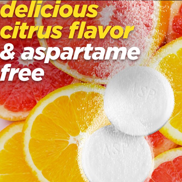 Alka-Seltzer Plus Severe Cold & Cough PowerFast Fizz Citrus Effervescent Tablets, 24 CT