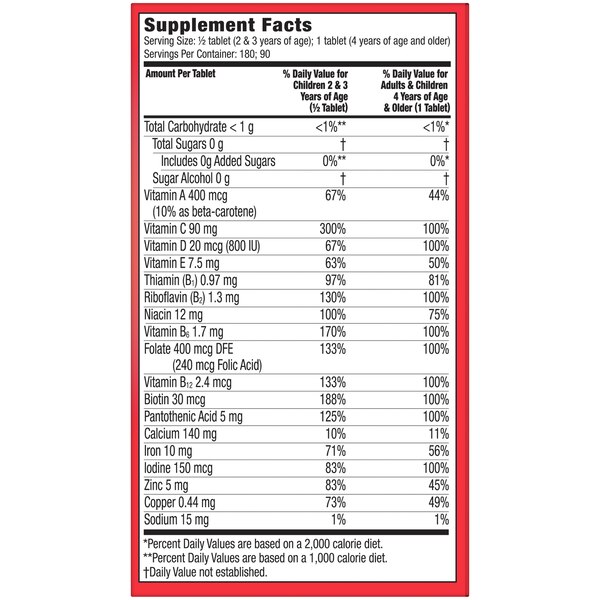 Flintstones Children's Complete Chewable Multivitamin, 90 CT