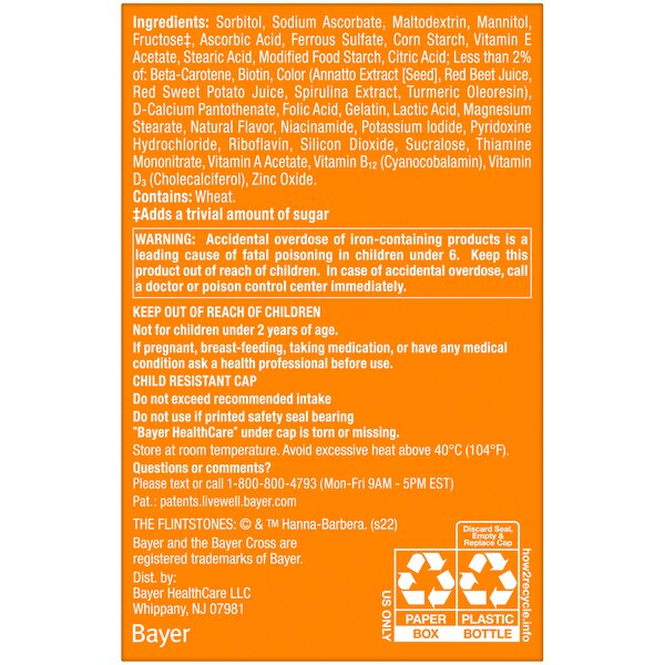 Flintstones Children Chewable Multivitamin Immunity Support, 90 CT