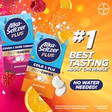 Alka-Seltzer Fizzy Chews Cough & Sore Throat Tablets, Raspberry, 24 CT, thumbnail image 4 of 4
