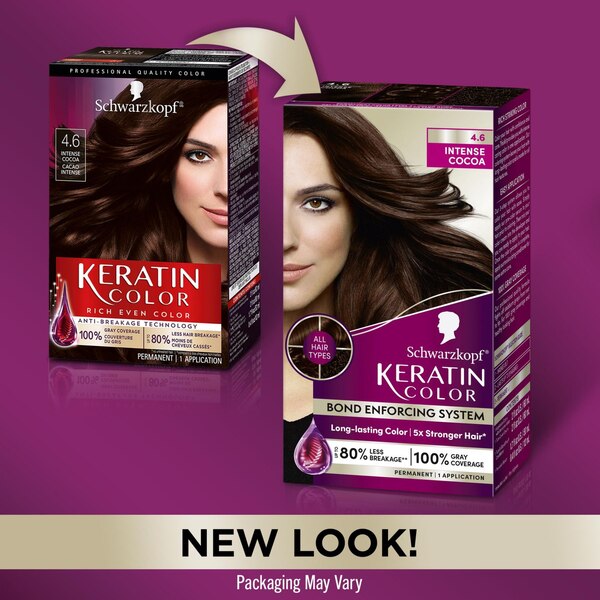 Schwarzkopf Keratin Color Permanent Hair Color Cream