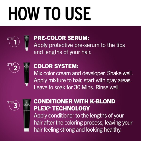 Schwarzkopf Keratin Color Permanent Hair Color Cream
