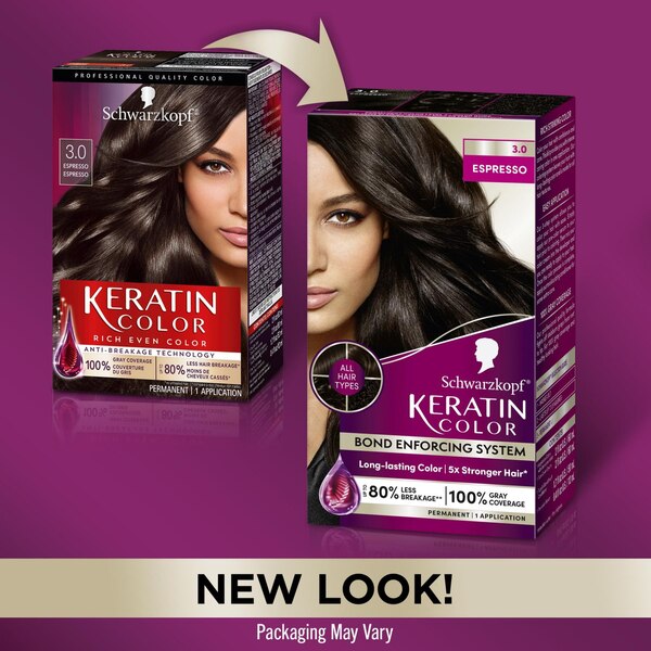 Schwarzkopf Keratin Color Permanent Hair Color Cream