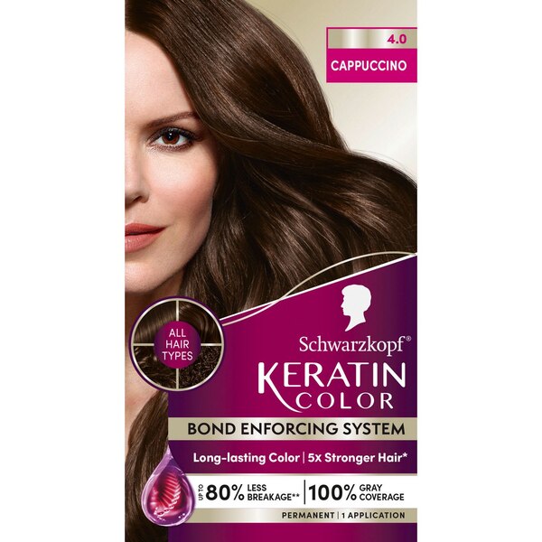 Schwarzkopf Keratin Color Permanent Hair Color Cream
