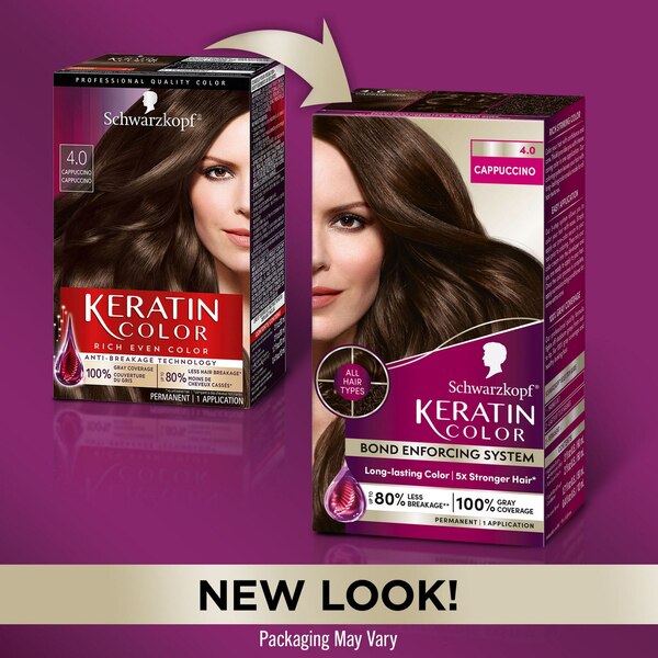 Schwarzkopf Keratin Color Permanent Hair Color Cream