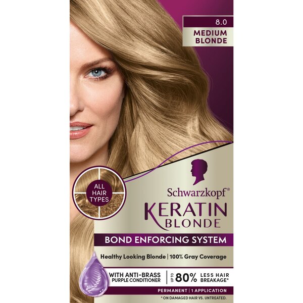 Schwarzkopf Keratin Color Permanent Hair Color Cream