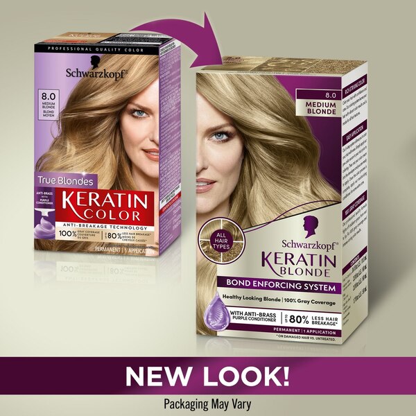Schwarzkopf Keratin Color Permanent Hair Color Cream
