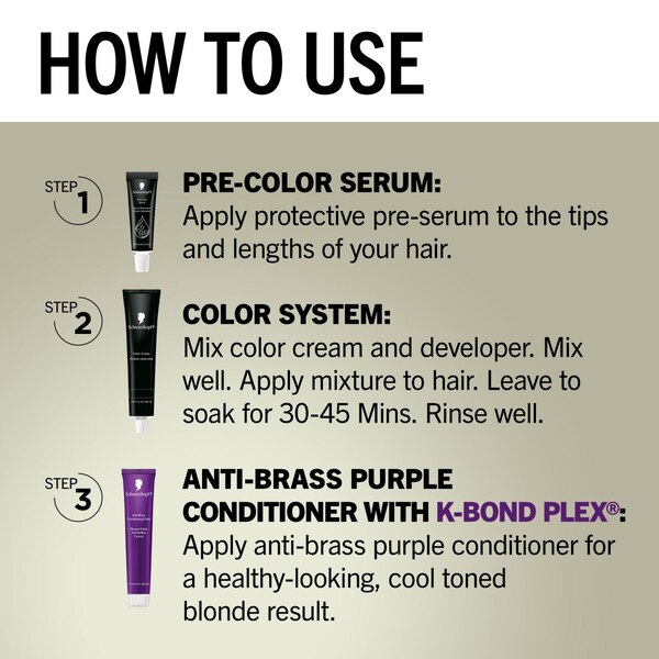 Schwarzkopf Keratin Color Permanent Hair Color Cream