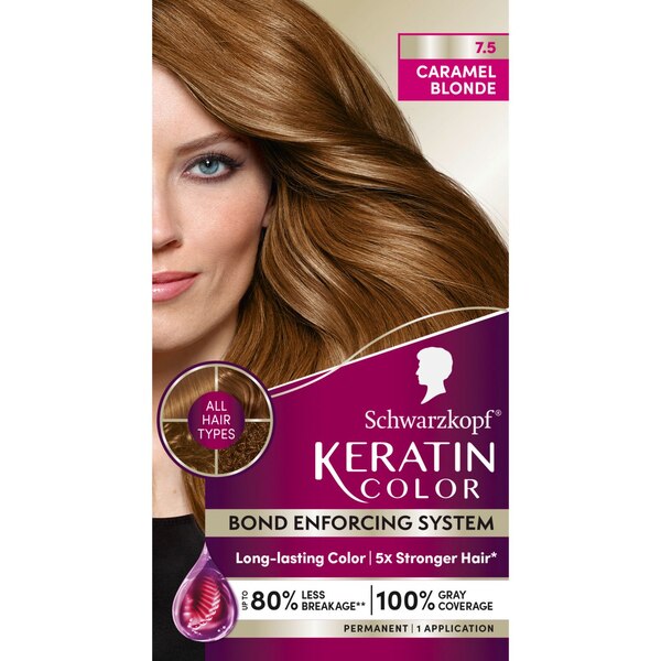 Schwarzkopf Keratin Color Permanent Hair Color Cream