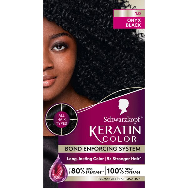 Schwarzkopf Keratin Color Permanent Hair Color Cream