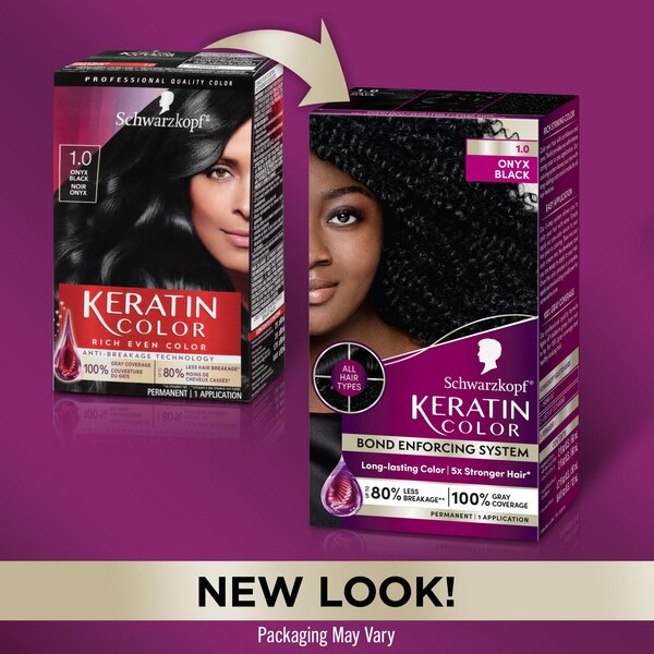 Schwarzkopf Keratin Color Permanent Hair Color Cream