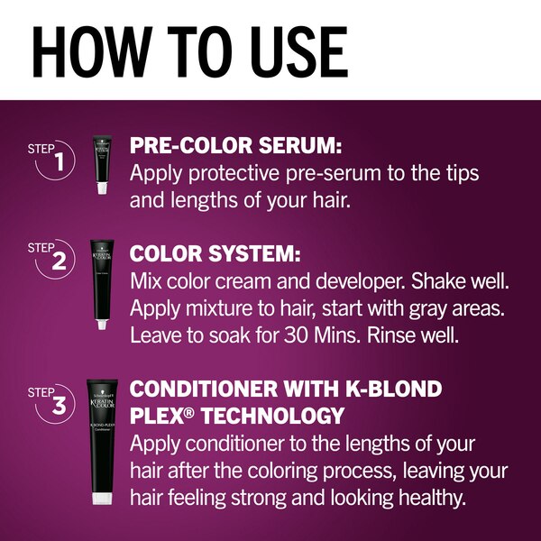 Schwarzkopf Keratin Color Permanent Hair Color Cream