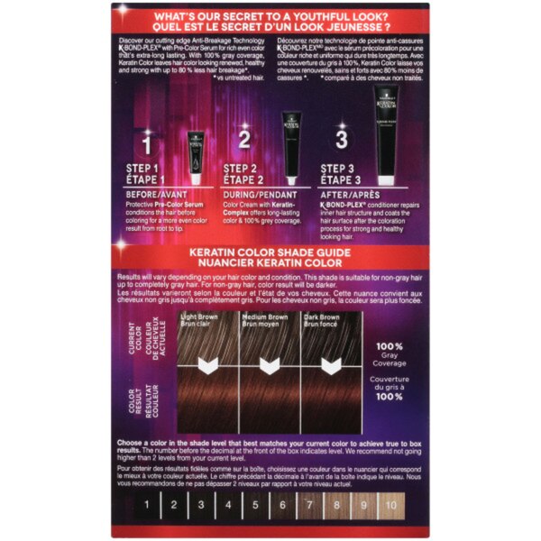 Schwarzkopf Keratin Color Permanent Hair Color Cream