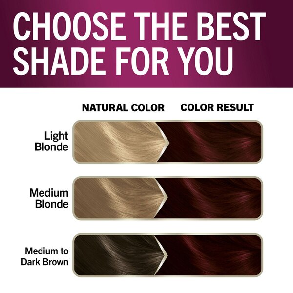 Schwarzkopf Keratin Color Permanent Hair Color Cream, 4.88 Rich Bordeaux