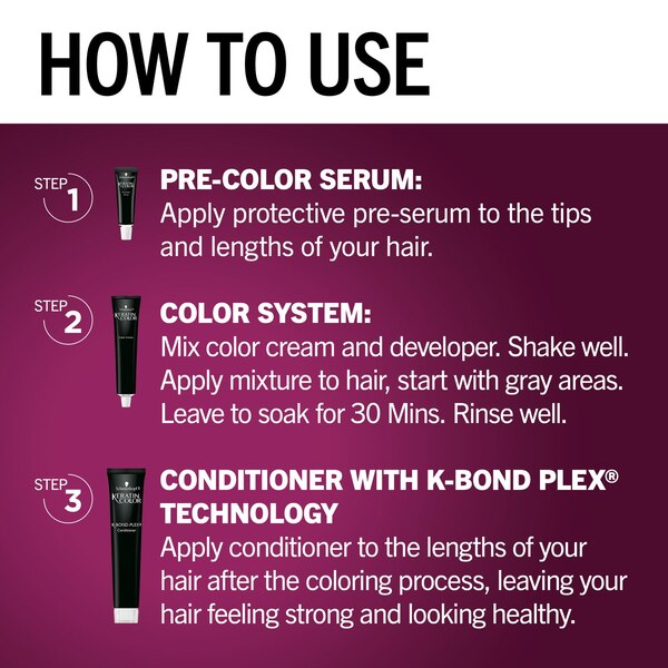 Schwarzkopf Keratin Color Permanent Hair Color Cream