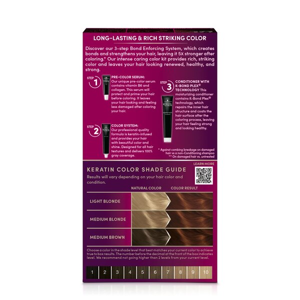 Schwarzkopf Keratin Color Permanent Hair Color Cream