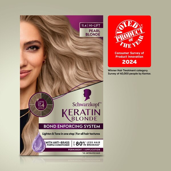 Schwarzkopf Keratin Blonde Permanent Hair Color