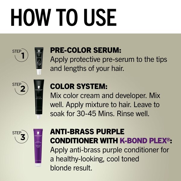 Schwarzkopf Keratin Blonde Permanent Hair Color