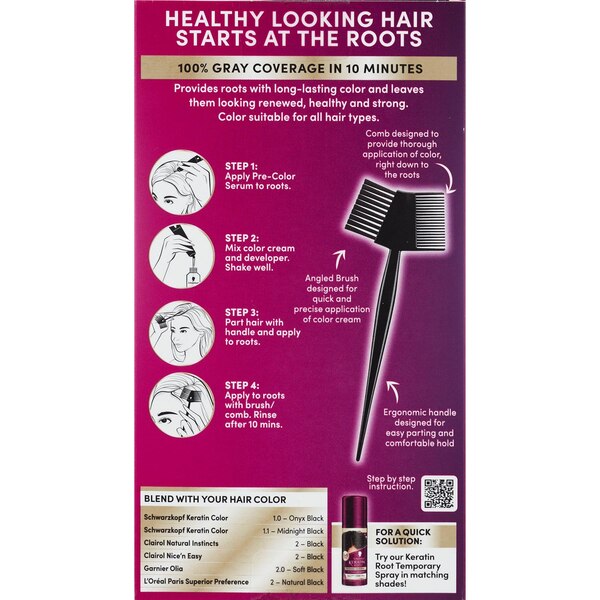 Schwarzkopf Keratin Root Permanent Hair Color