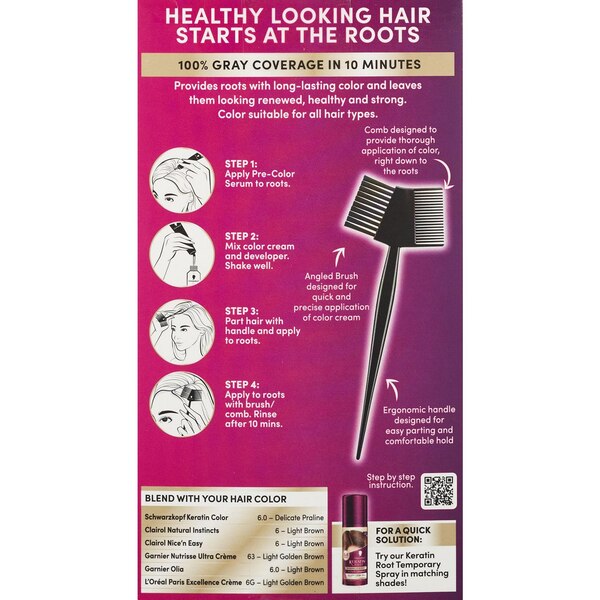 Schwarzkopf Keratin Root Permanent Hair Color