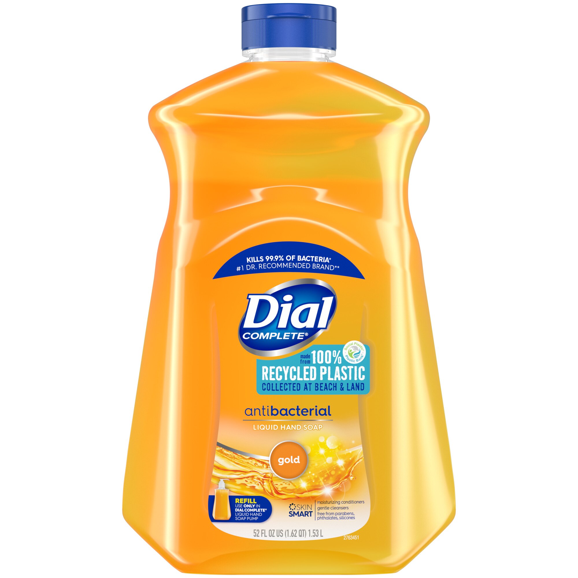 Dial Complete Antibacterial Liquid Hand Soap Refill, 52 OZ