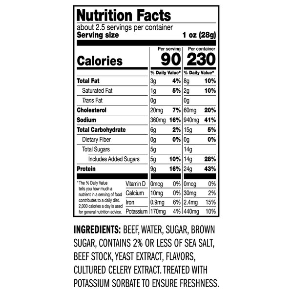 Jack Link's Original Extra Thick Cut Steak Strips, 2.6 oz
