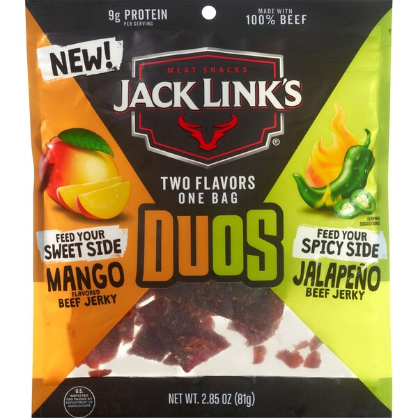 Jack Link's, Duos Jalapeno Mango, 2.8 oz