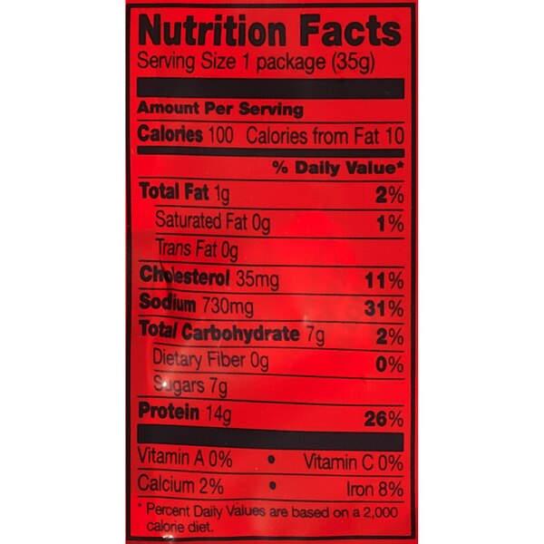 Jack Link's Teriyaki Beef Jerky, 1.25 oz