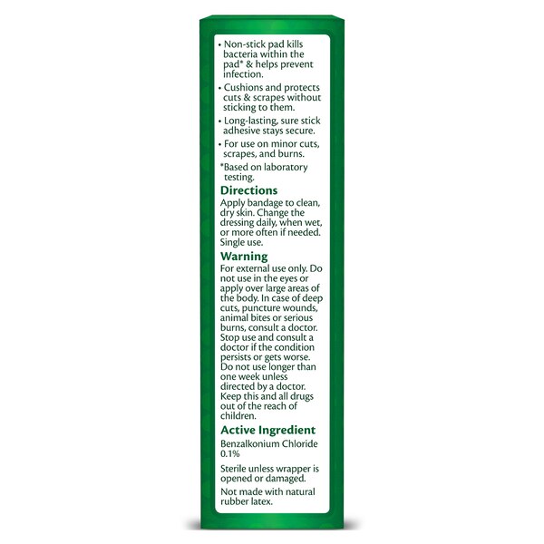 CVS Health Flexible Fabric Antibacterial Bandages, One Size, 20 CT