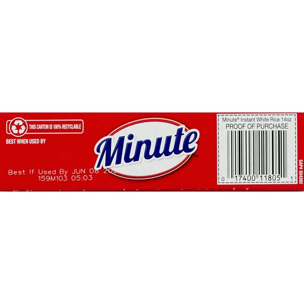 Minute Enriched Long Grain Instant White Rice, 14 oz