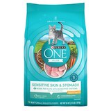 Purina ONE +Plus Sensitive Skin and Stomach Adult Cat Food, 3.5 lb, thumbnail image