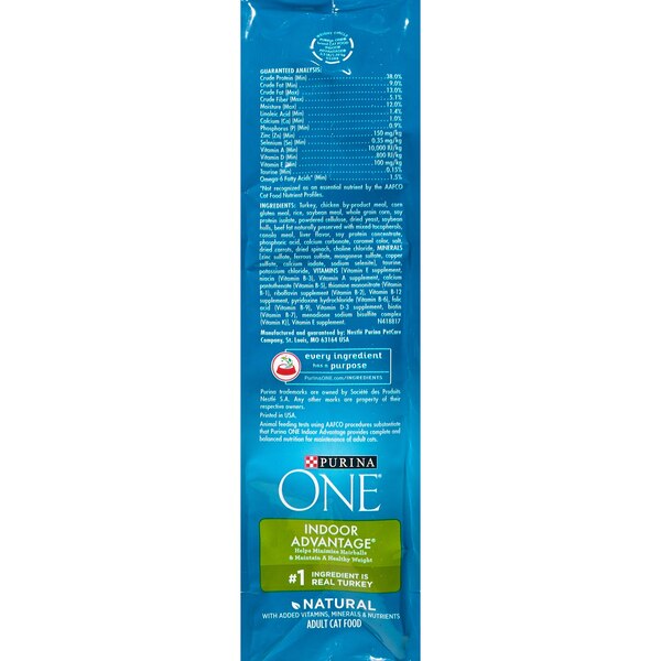 Purina ONE Indoor Advantage Dry Cat Food (Bag)